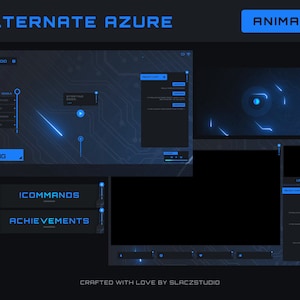 ANIMATED TWITCH STREAM Overlay Pack – Twitch Panels – Twitch