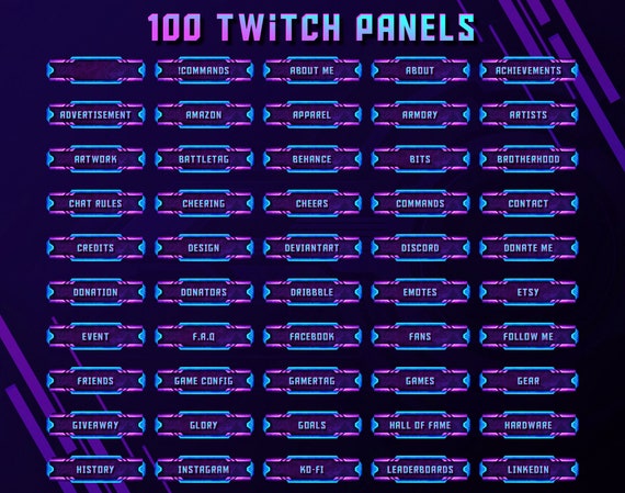 Twitch Overlay Panel and Faccam for Twitch and Discord Streamer