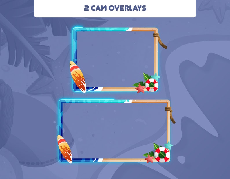 ANIMATED TWITCH STREAM Overlay Package Twitch Panels Twitch Alerts