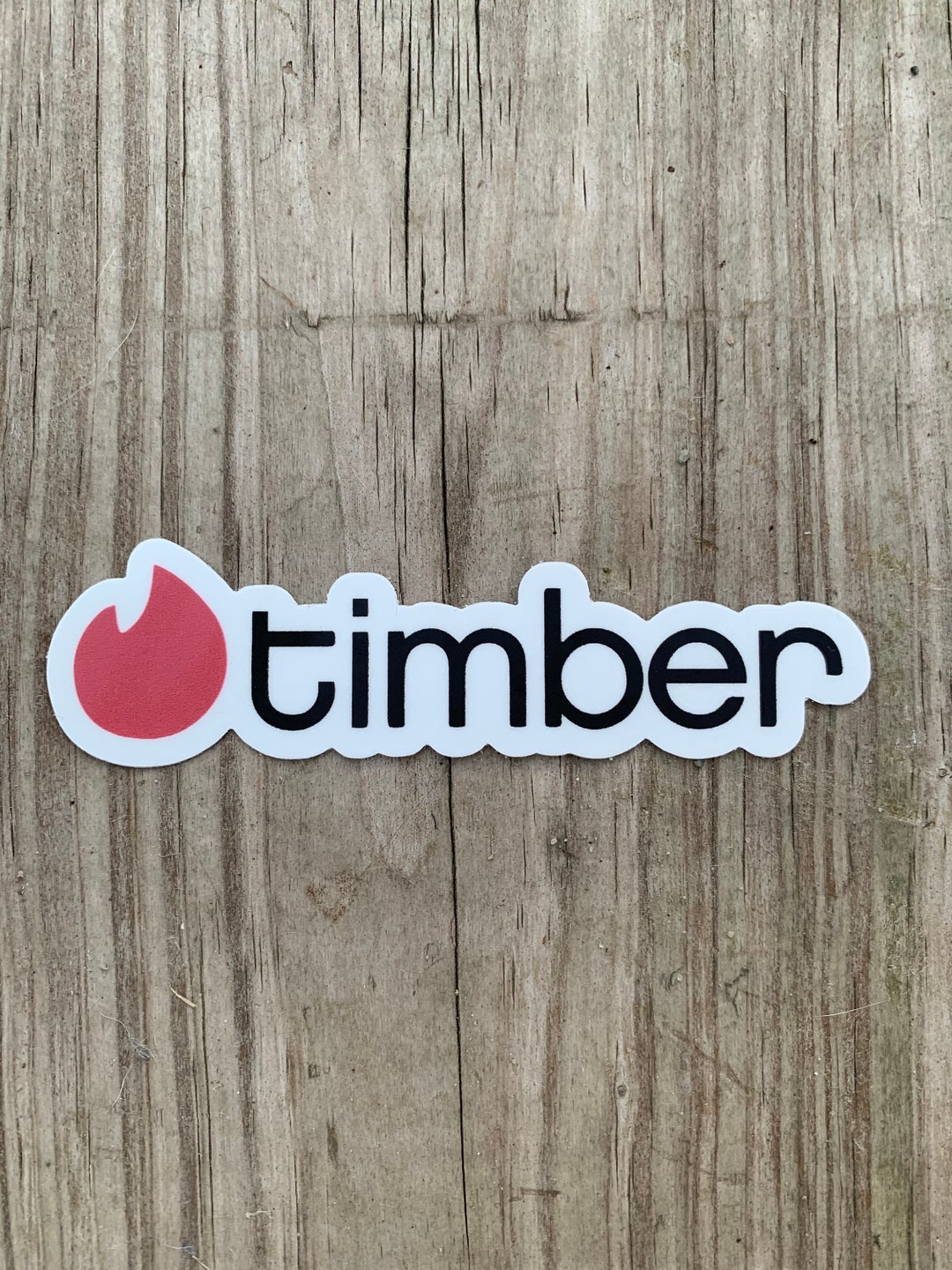 Timber Sticker - Etsy