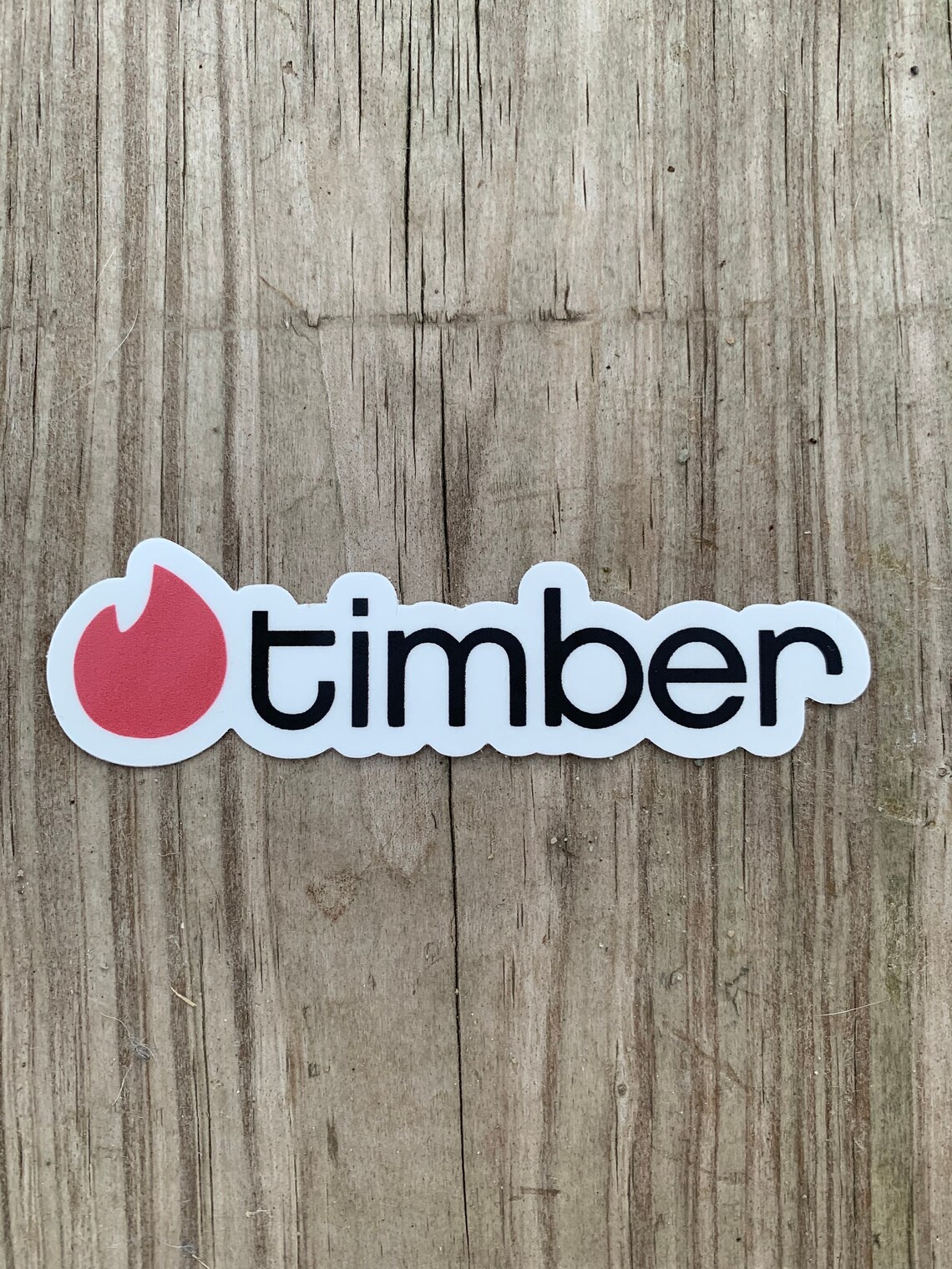 Timber Sticker Timber Sticker - Etsy