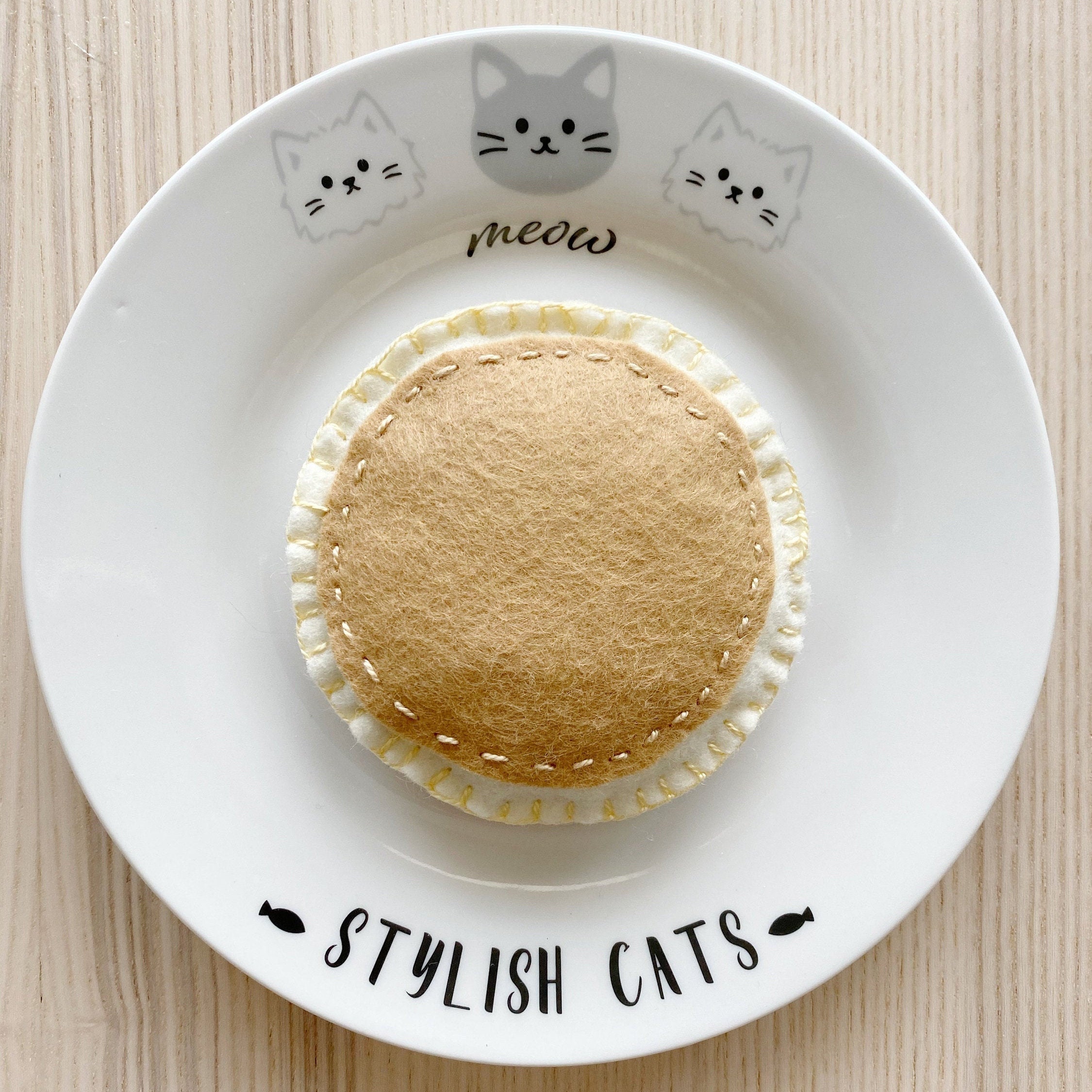 Crinkle Pancake Cat Toy Interactive Cat Toy Catnip Pillow Etsy