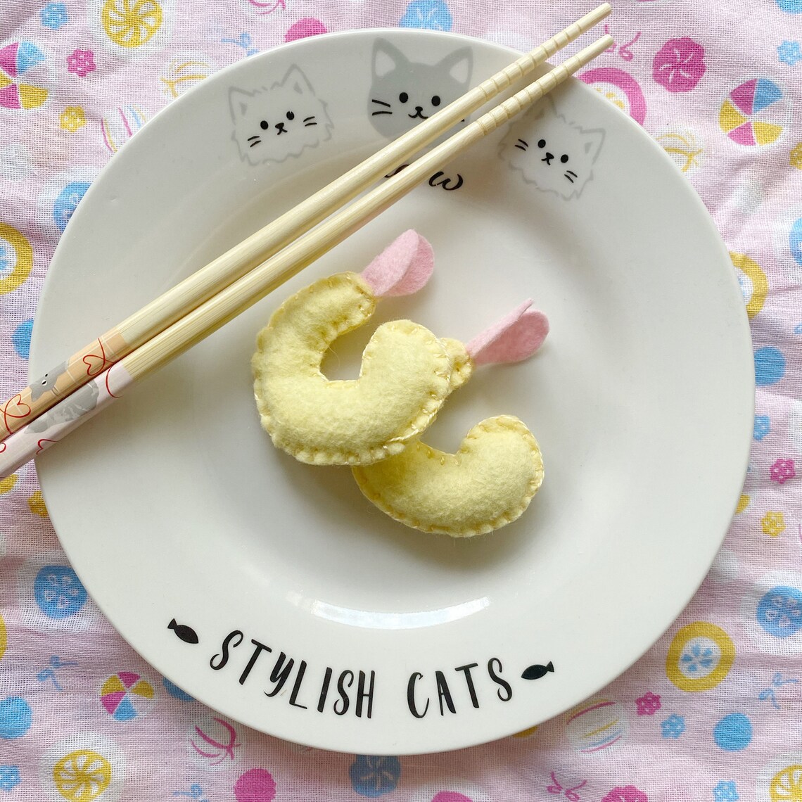 Shrimp Tempura Catnip Toy 2Pack Cute Cat Toy Sushi Cat Etsy