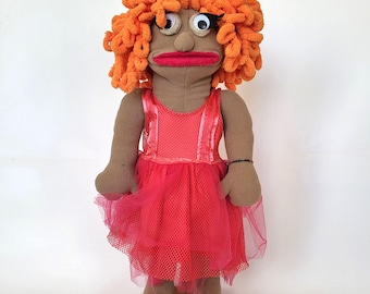 Colorful Socialite Girl Puppet... Mother's Day gift... İt is coming... Spread the Joy with Style! A great gift idea for your loved ones...