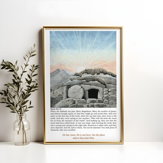 He Has Risen {Mountain Vase} He Has Risen {Mountain Vase}