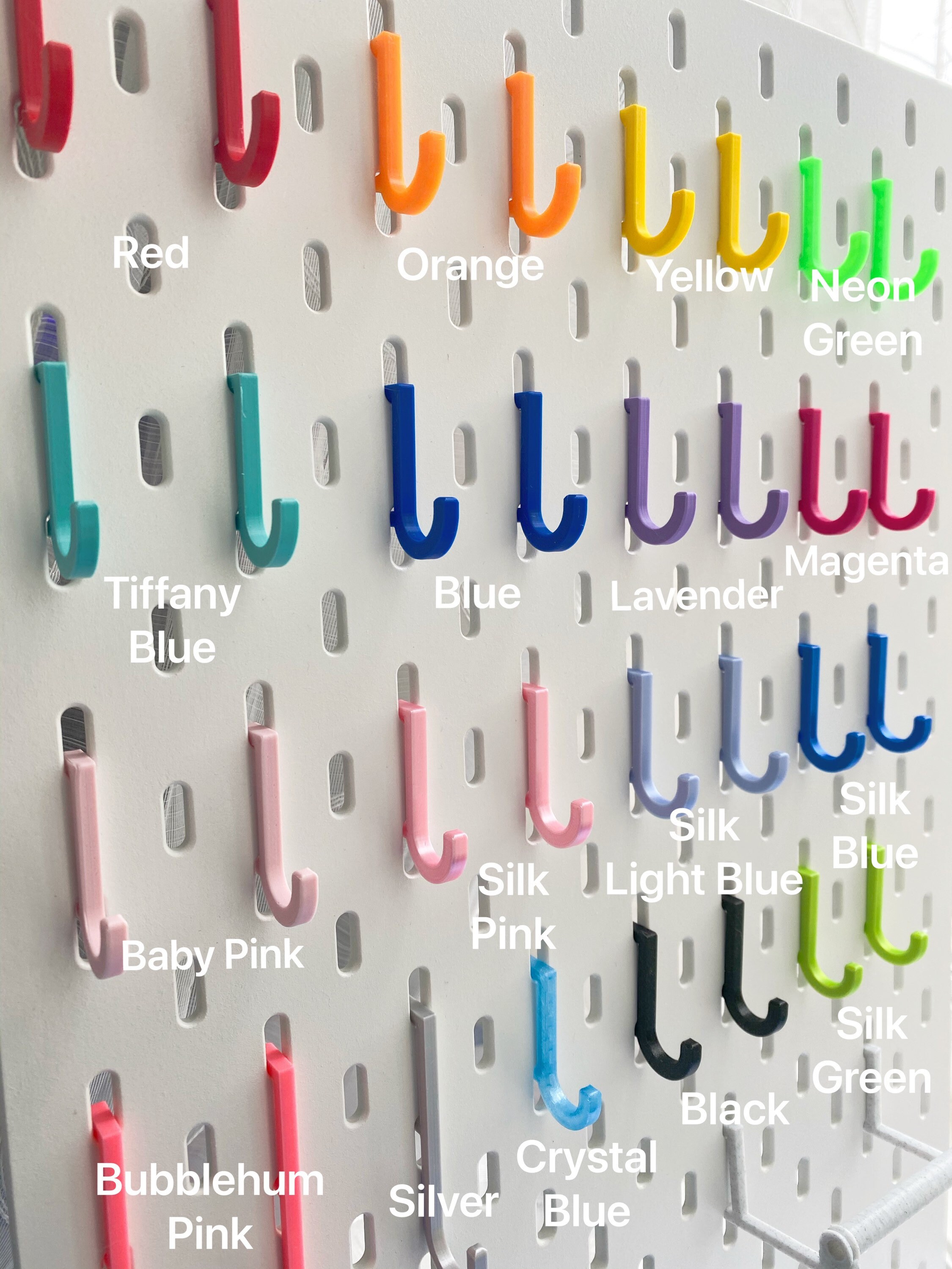Hooks Compatible with IKEA SKÅDIS Pegboard IKEA Pegboard