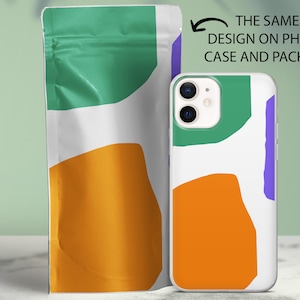 Abstract Shapes Phone Case Dot Design Cover For iPhone 15 15Pro Max 14Pro 13Pro 12 Samsung S24 S23 S22 Google Pixel 8 8Pro 8A 7A 7Pro 7 6