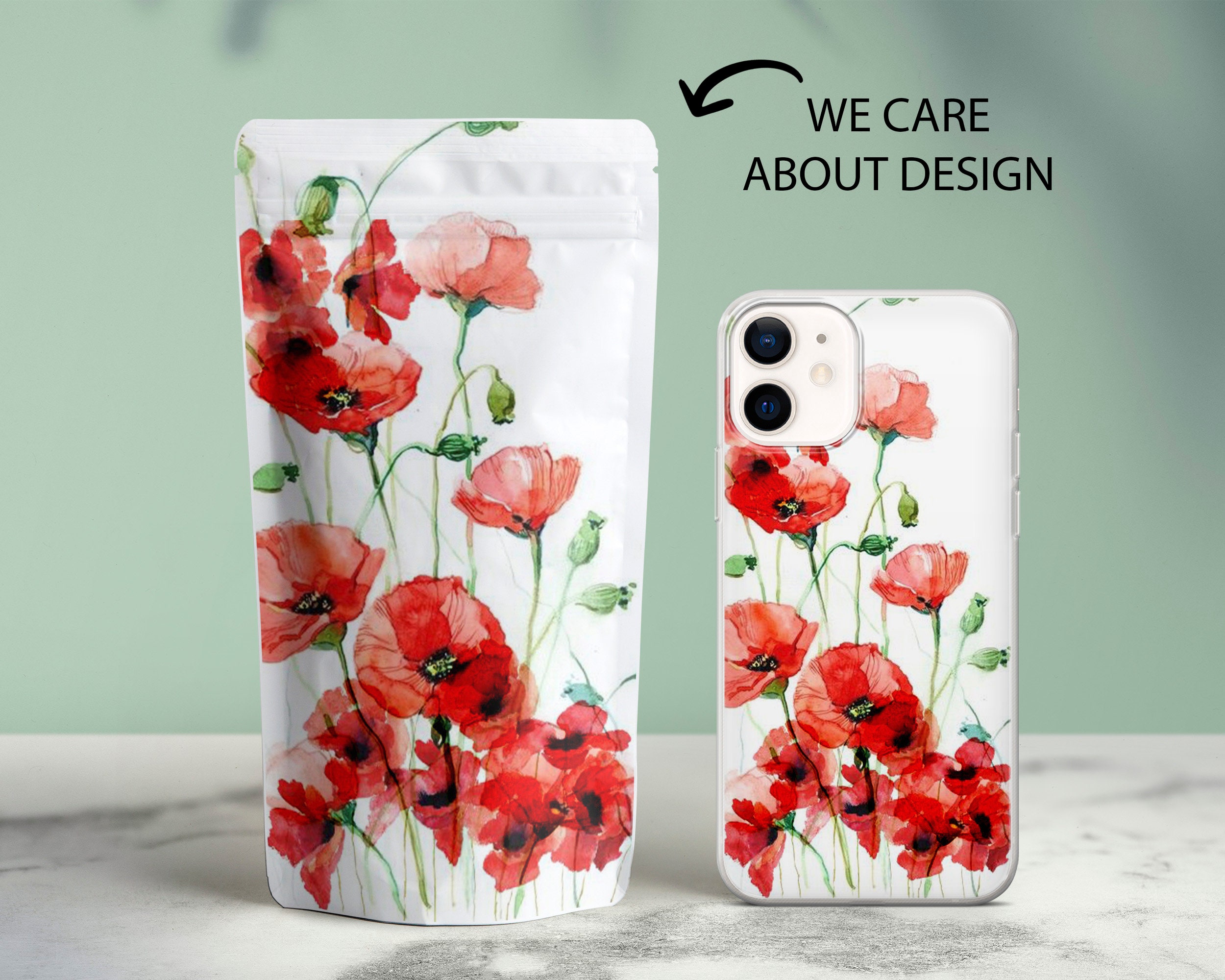 Poppy Phone Case Flowers Cover fit for Xiaomi Mi 10T Lite Etsy