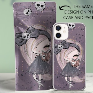 Cute Monster Phone Case Halloween Cover For iPhone 15 15Pro Max 14Pro 13Pro Max 12 Samsung S24 S23 S22 S21 FE Google Pixel 8 8Pro 8A 7A 7Pro