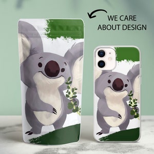 Simpatica custodia per telefono Coala Panda Animal Print Cover adatta per Samsung A21s, A12, adatta per Galaxy A51, S20, S21