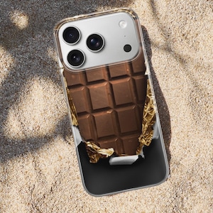 Custodia per telefono a forma di tavoletta di cioccolato, cover al cioccolato per iPhone 17Pro Max 17Air 16Pro 15 14 13 Samsung S25 S24 S23 A56 Google Pixel 10A 10Pro XL 9A 8A