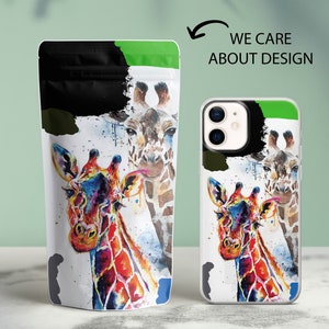 Giraffe Phone Case Long Neck Cover For iPhone 15 15Pro Max 14Pro 14 13Pro 13 12 11 Samsung S24 S23 S22 S21 Google Pixel 8 8Pro 8A 7A 7Pro 7