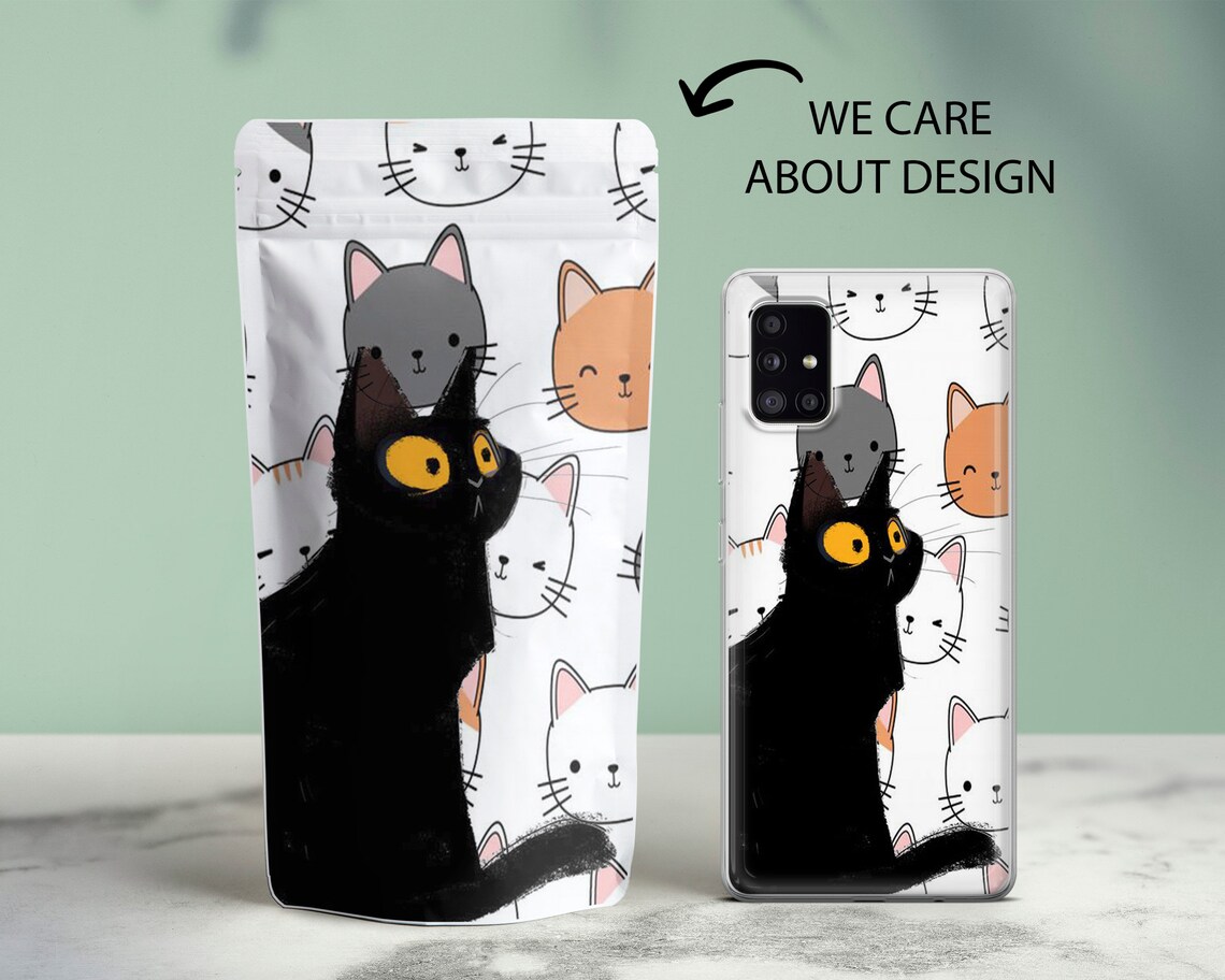 Cute Pet Cat Phone Case Kitten Cover fit for Samsung A21s Etsy