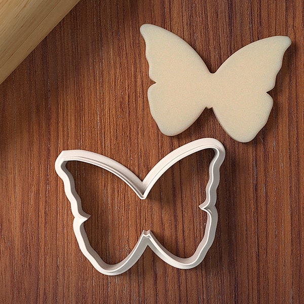 Butterfly Cookie Cutter - Fondant Cutter - Polymer Clay Cutter - Cheese Cutter