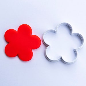 Flower 5 Petal Cookie Cutter - Cookie Cutter and Fondant Cutter and Clay Cutter