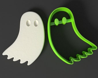 Halloween Ghost Cookie Cutter - Numbers Cookie Cutter and Fondant Cutter and Clay Cutter
