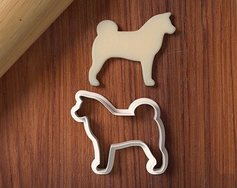 10 Pcs set Mini Shiba Inu cookie Cutters Plastic 3D Cartoon Biscuit Mold Cookie mold