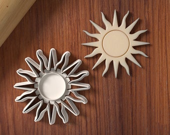 Wavy sun cookie cutter - Esoteric Cookie Cutter - Baker Dreams Cookie Cutters