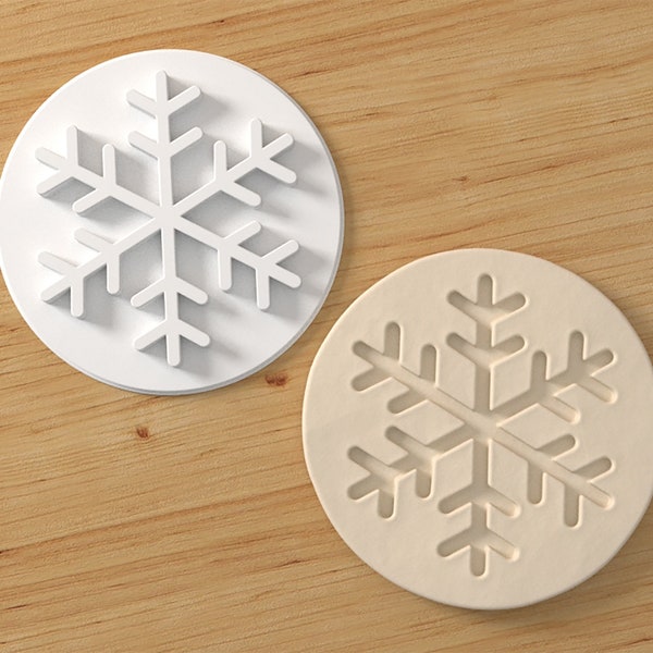 Snowflake cookie stamp | Cookie Stamp |  Biscuit cutter | Fondant Embosser | Cookie tool | Christmas | Gift | Merry Christmass