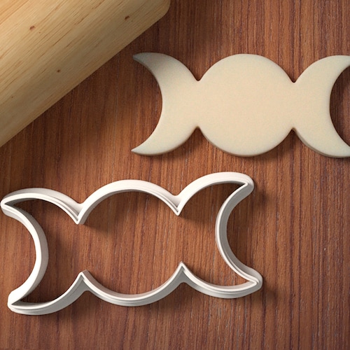 Magnificent Crescent Moon Cookie Cutter Aislado En Un Fondo - Foto 12