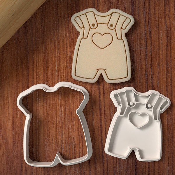 Baby Boy Shower Outfit Cookie Cutter - 3D Printed Cookie Cutter - Baby Shower Cutter