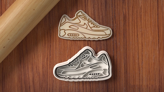 Air Max Sneaker Cookie Cutter and Stamp Set 3D Printed