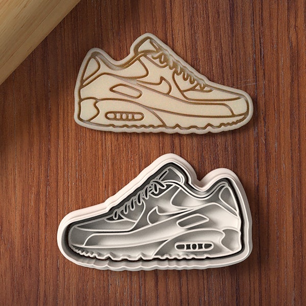 Air Max Cookie Cutter and Stamp Set - Air Jordan - Left/Right - Sneaker Cookie Cutter - Shoe Cookie Cutter - 3D Printed Cutter - BakerDreams