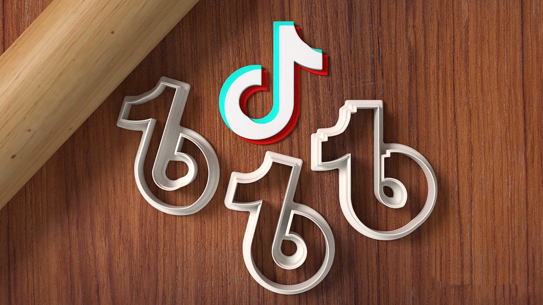 Social Network Logo Cookie Cutter App Cookie Cutter 3D Printed Cookie