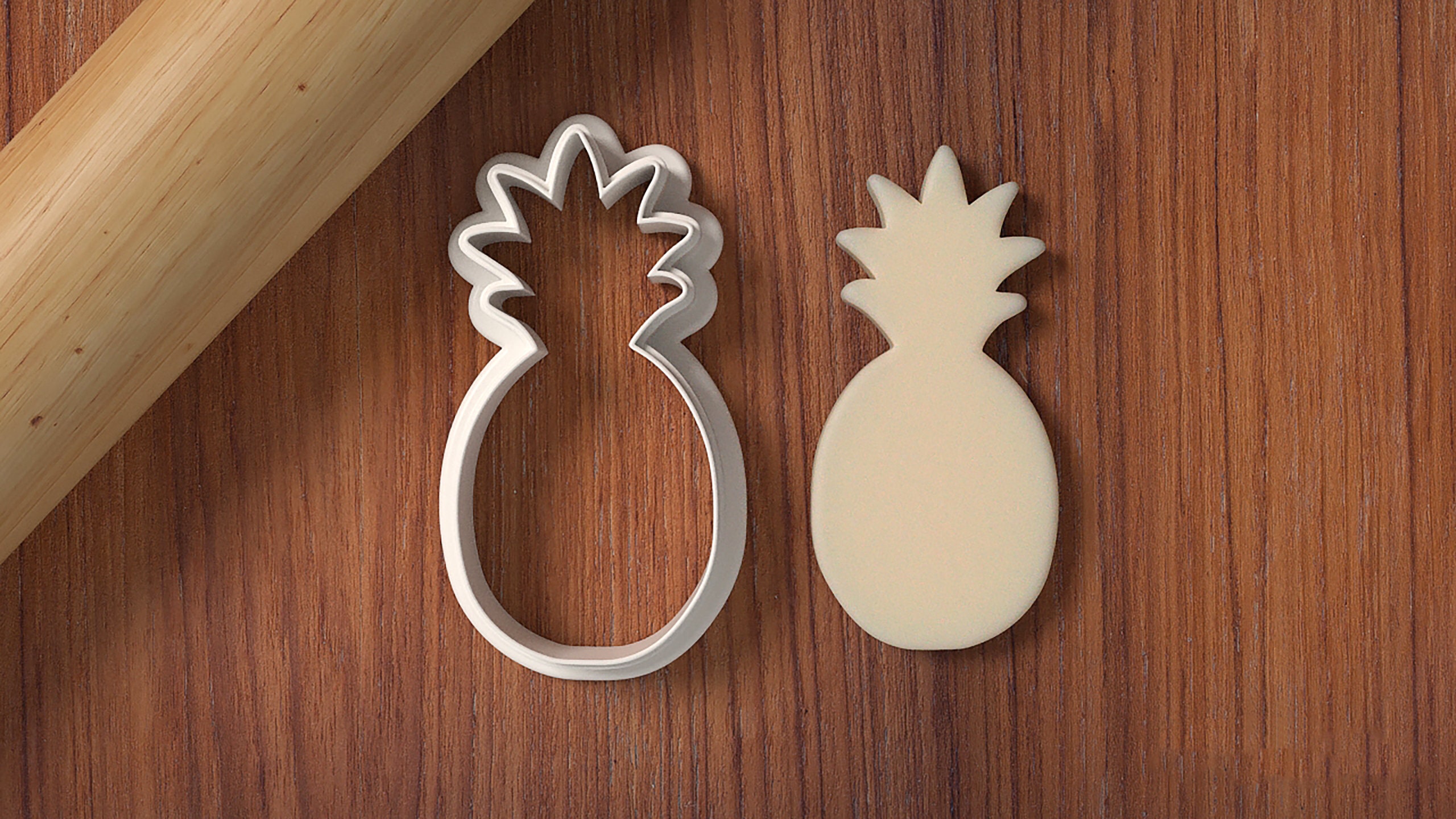 Pineapple Cookie Cutter: 3D Printed Tropical Fruit Cutter - Etsy