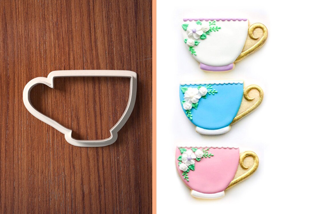 Teacup Cookie Cutter Cup Cookie Cutter Cookie Cutter and Fondant Cutter