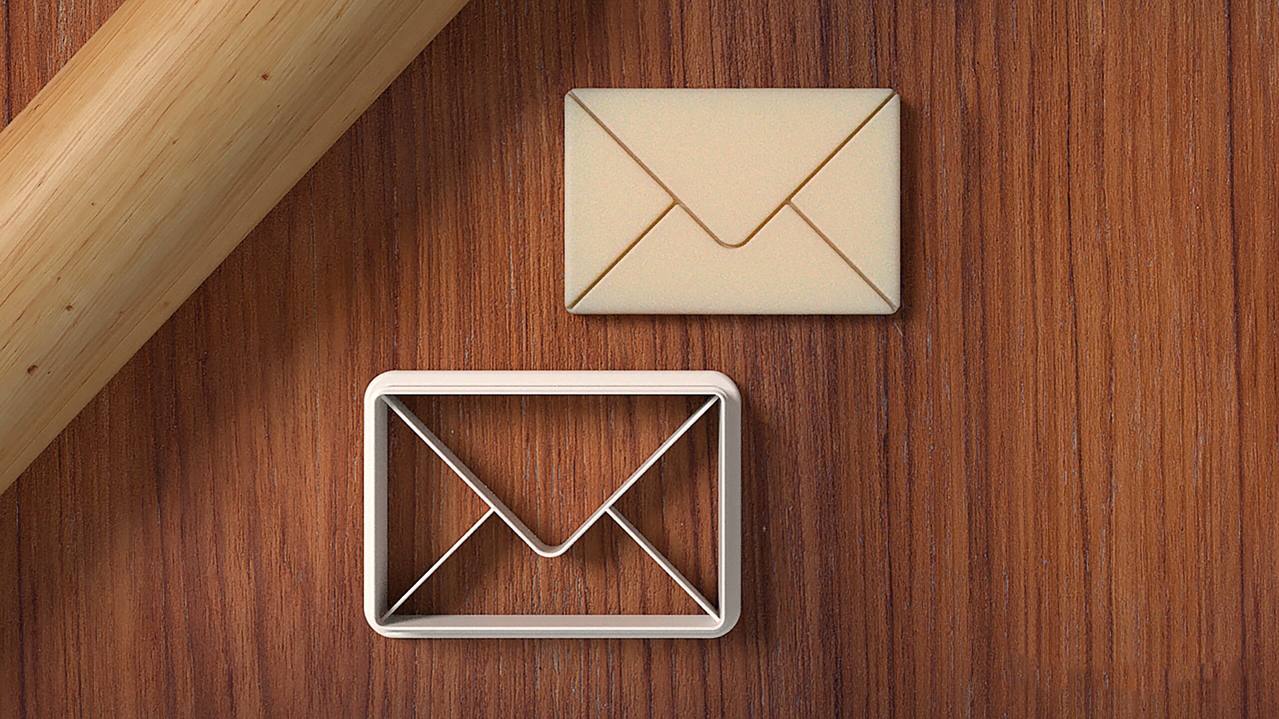 Letter Cookie Cutter - Envelope Cookie Cutter - Cookie Cutter and Fondant Cutter and Clay Cutter