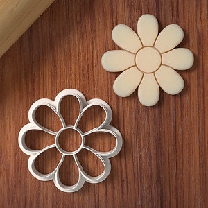 Chamomile flower cookie cutter | Cookie Stamp |  Biscuit cutter | Fondant Embosser | Cookie tool | Flowers