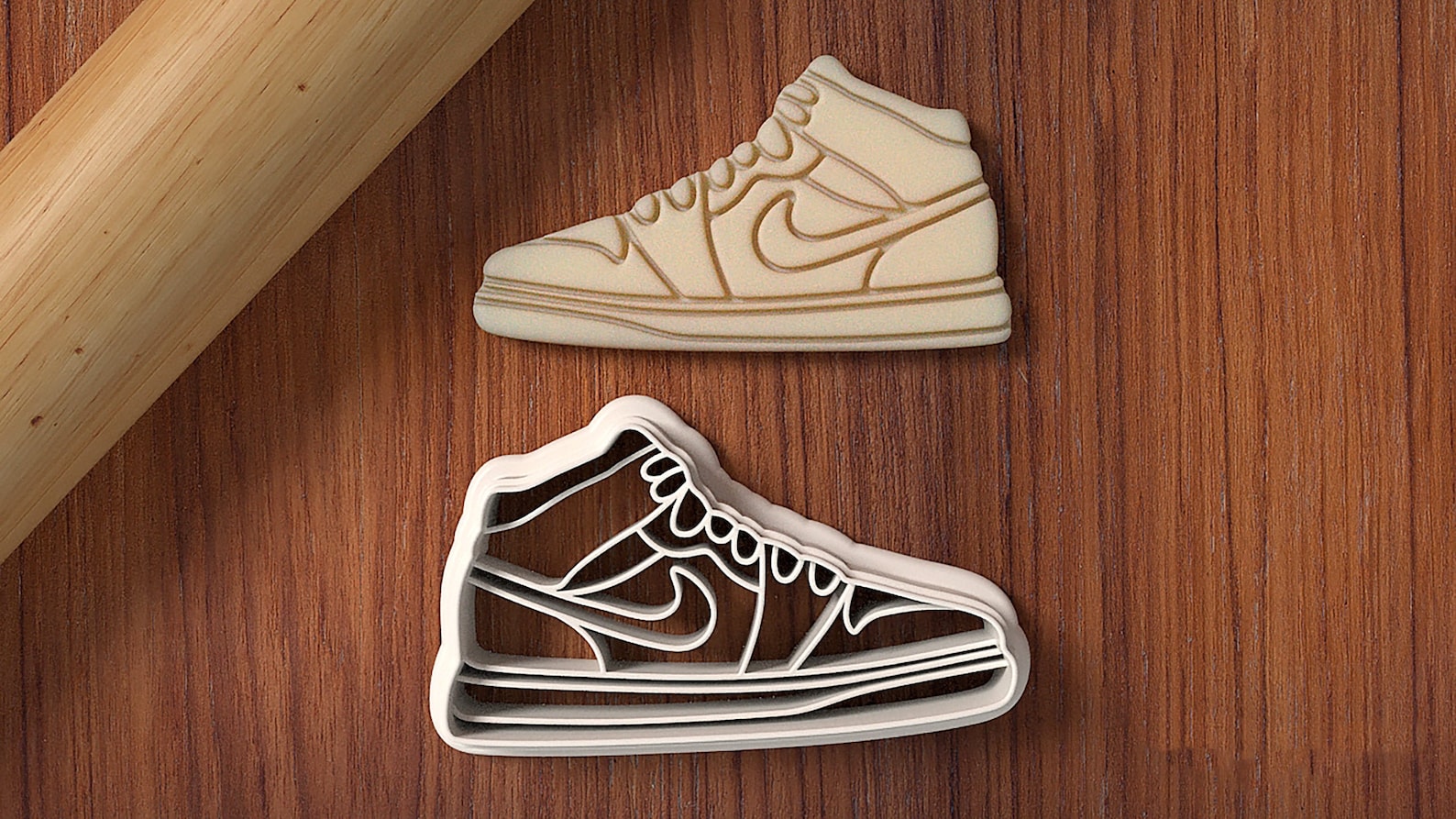 Sneaker Cookie Cutter Shoe Cookie Cutter 3D Printed Cookie Etsy