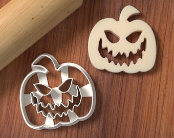 Jack o Lantern pumpkin cookie cutter - Cookie Cutter and Fondant Cutter and Clay Cutter