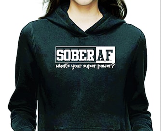 Sober AF PDF, PNG, Bmp, Svg, Dxf file, Sober As F, shirt file, cricut, silhouette, Clean, Sober, Recovery, sober, super power