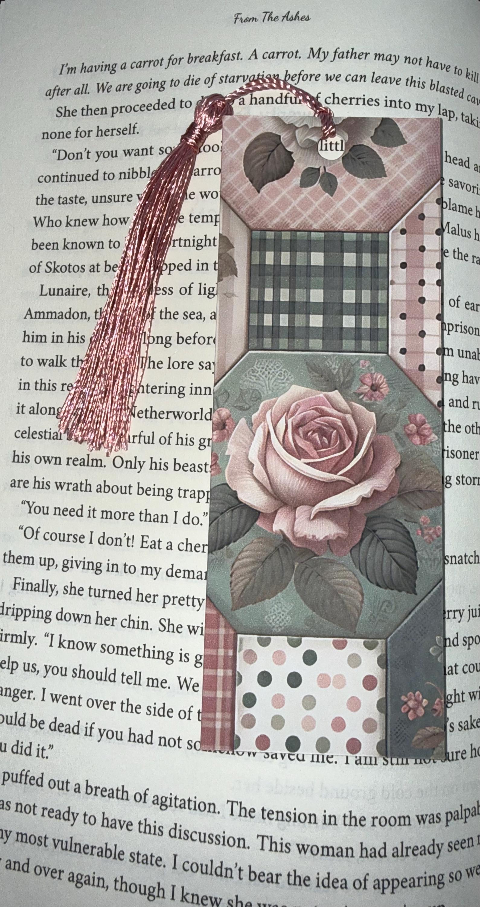 Handmade Quilted Patchwork Bookmarks | Heavy 130lb Cardstock With ...