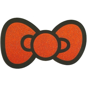 3X1.75 "Kätzchen Schleife Glitter Aufbügeln Transfer Decor Heat Vinyl."