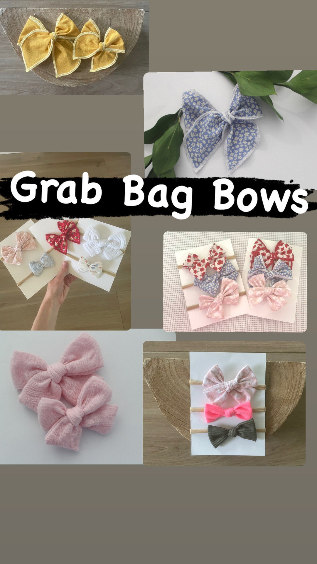 Boho Sale, Grab Bag Bows, 5for10 Bows, Toddler Bows, Newborn Bows