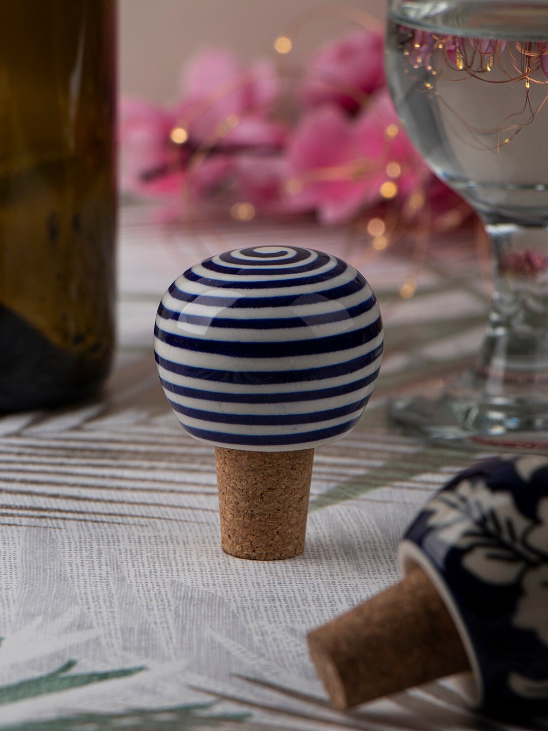 Assorted Ceramic Handpainted Wine Bottle Stopper, Bottle Stopper