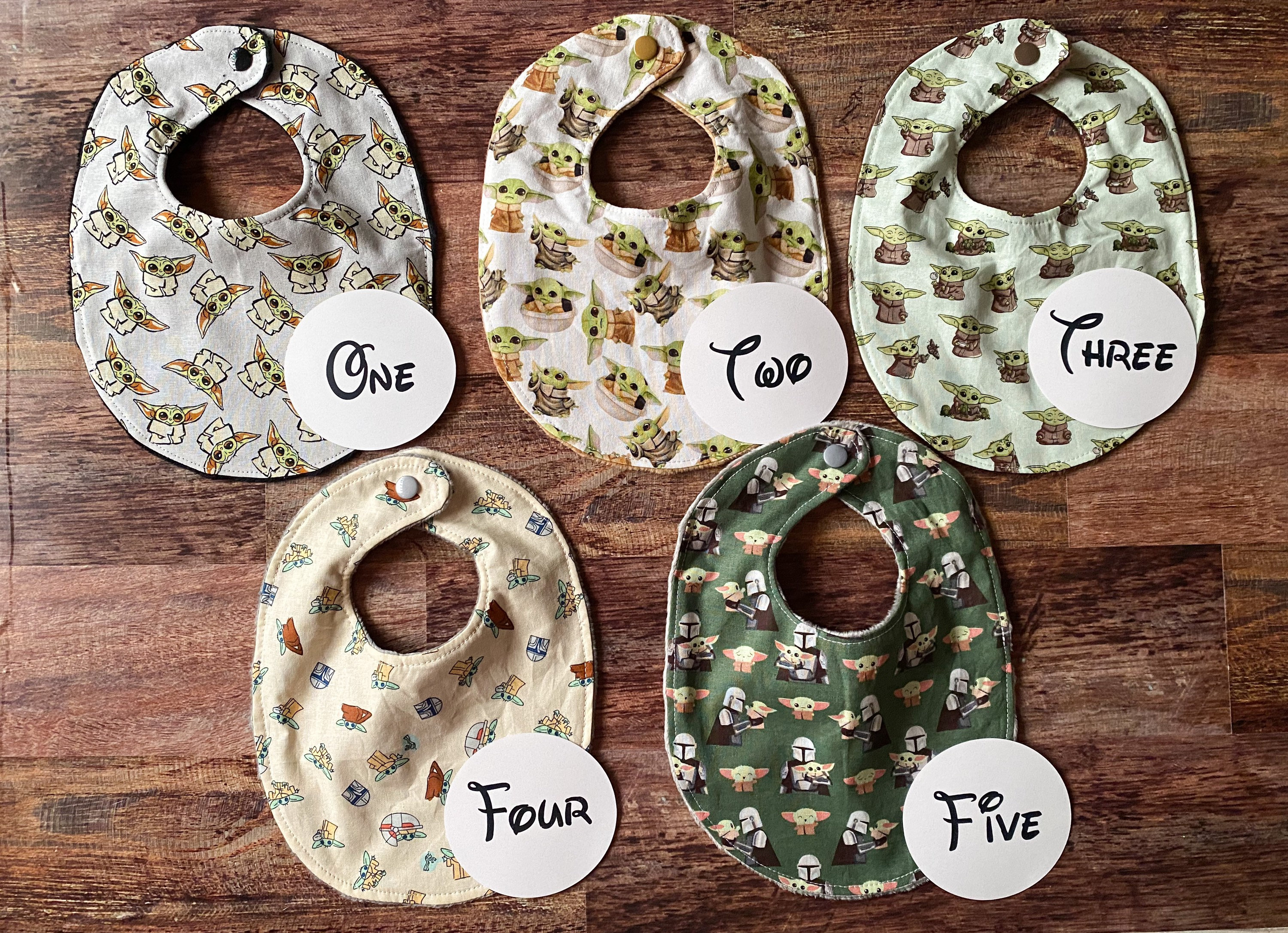 Baby Yoda Bibs and Burp Cloths. Etsy