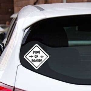 Pilot on Board Decal