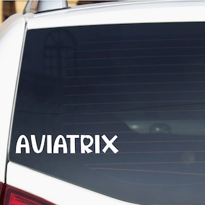 Aviatrix Decal: Empowering Female Pilots- for car, laptop, hydro flask, cups, headset .... the possibilities are endless!