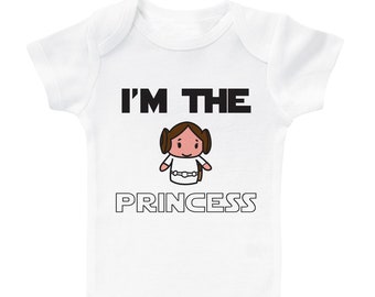 Lustiger Strampler®, I'M THE PRINCESS, Baby Body, Baby Shower Gift®, Strampler, Baby Outfit, lustiges Outfit, Mädchen, Prinzessin Onesie®