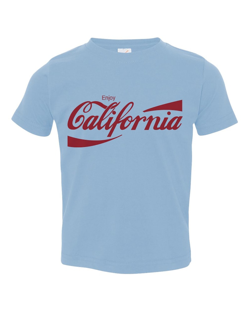 California Kids Shirt Graphic Tee Cali Gift Cali T-Shirt Enjoy CALIFORNIA Toddler Shirt Unisex Tee Toddler Crew Neck Youth Shirt