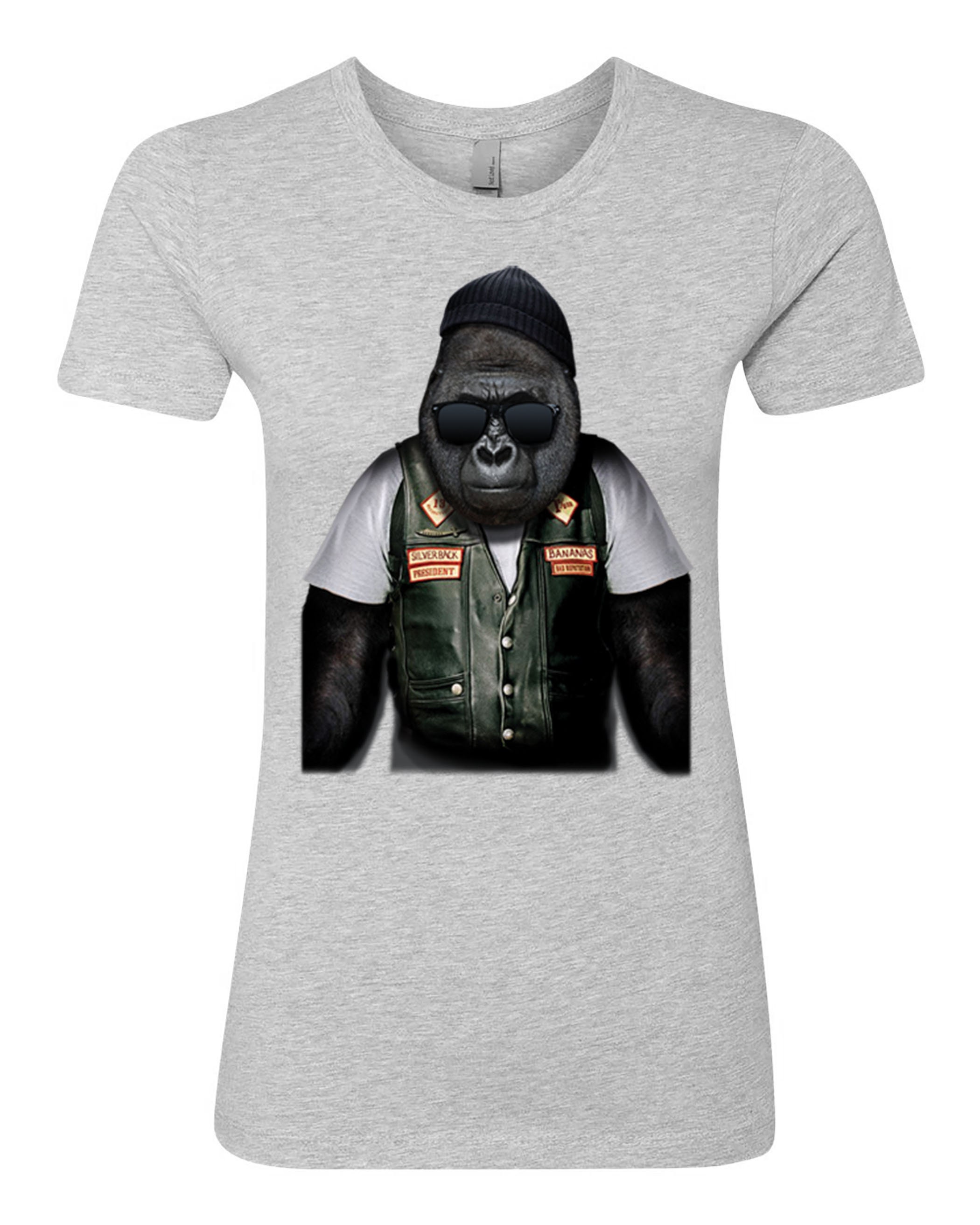 Women's Biker Shirt GORILLA BIKER Women's TShirt Etsy
