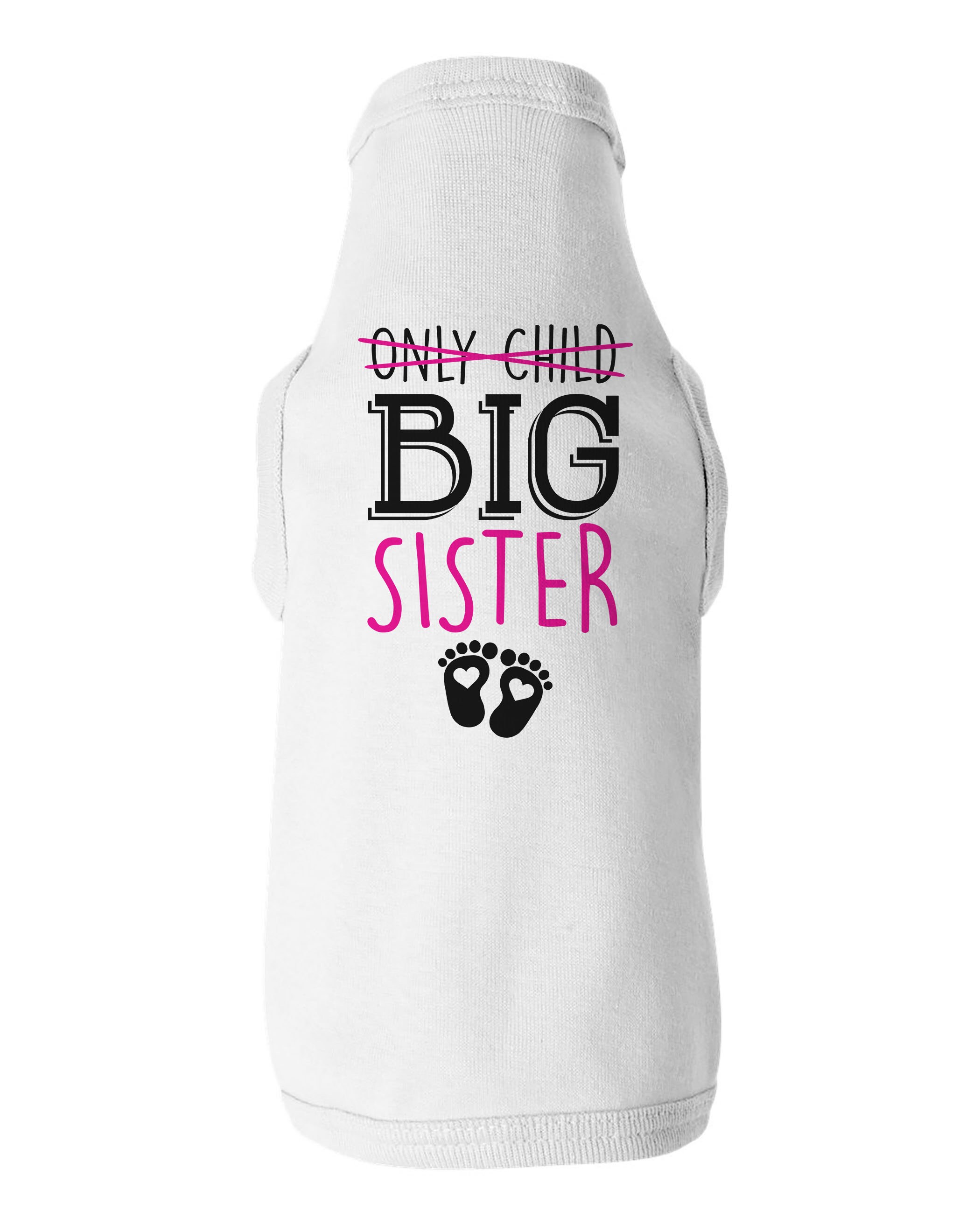 Big Sister Dog Shirt ONLY CHILD Big SISTER Dog Tee Pregnancy