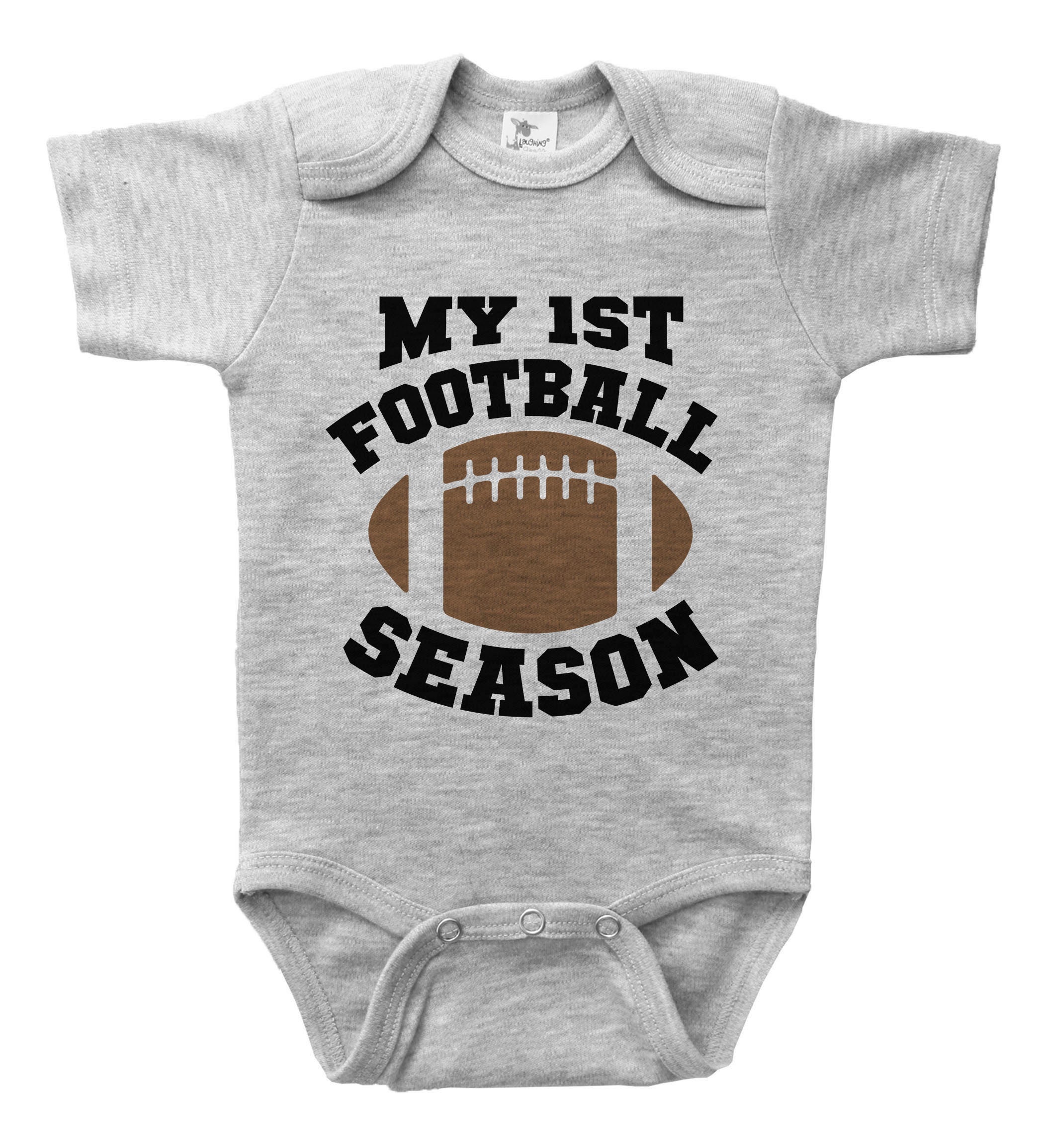 Football Onesie My FIRST FOOTBALL SEASON Baby Bodysuit Baby Etsy Canada
