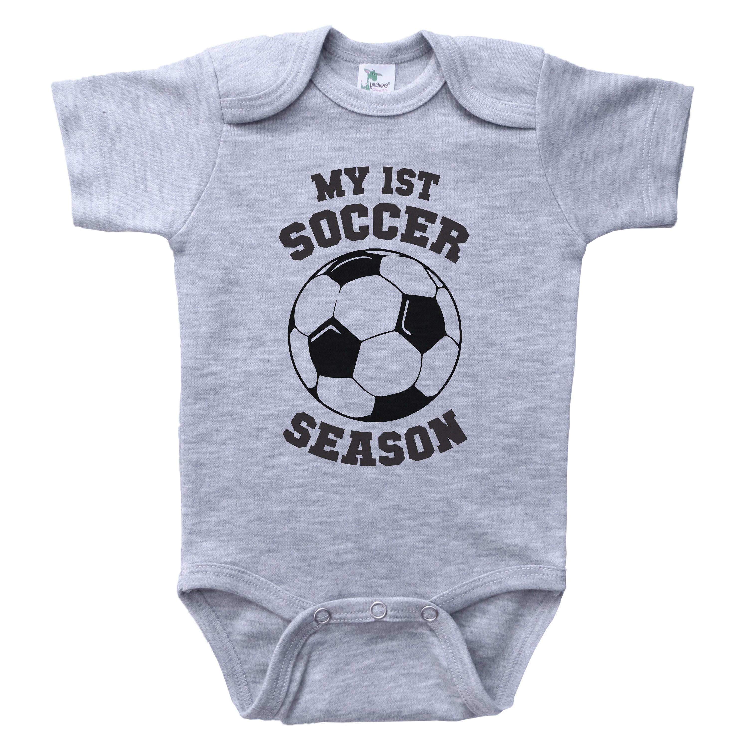 Soccer Onesie My FIRST SOCCER SEASON Baby Bodysuit Baby Etsy UK