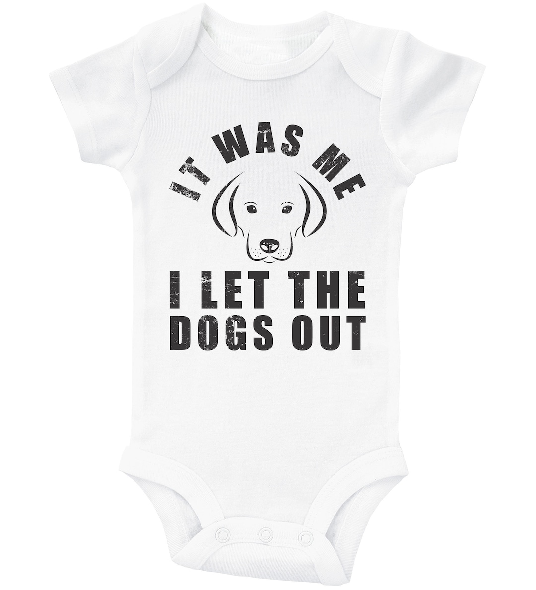 Funny Onesie®, IT WAS ME I Let the Dogs Out, Baby Bodysuit, Baby Shower