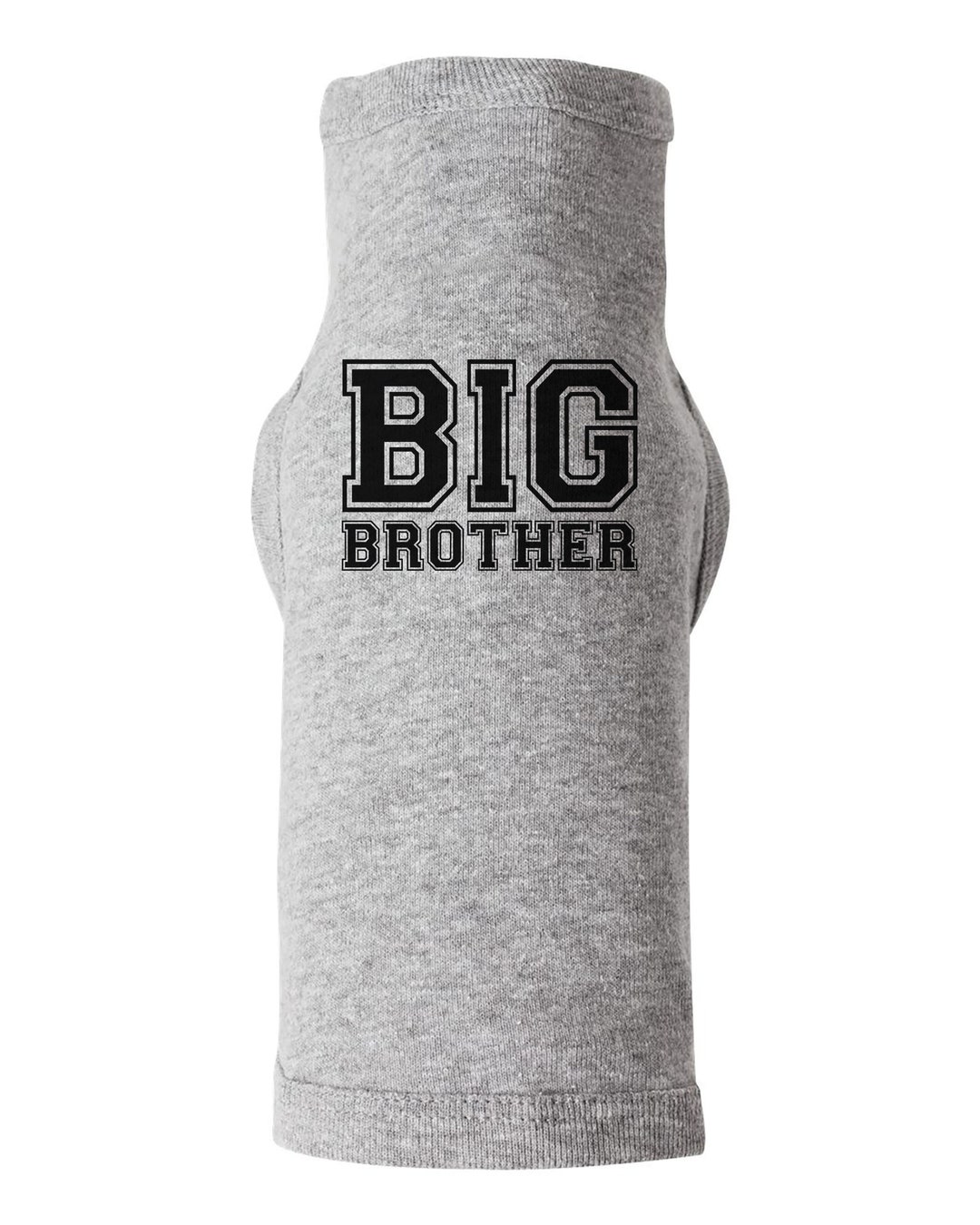Big Bro Dog Shirt BIG BROTHER College Font Dog Tee Etsy